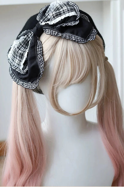 Dark Beret + Ribbon