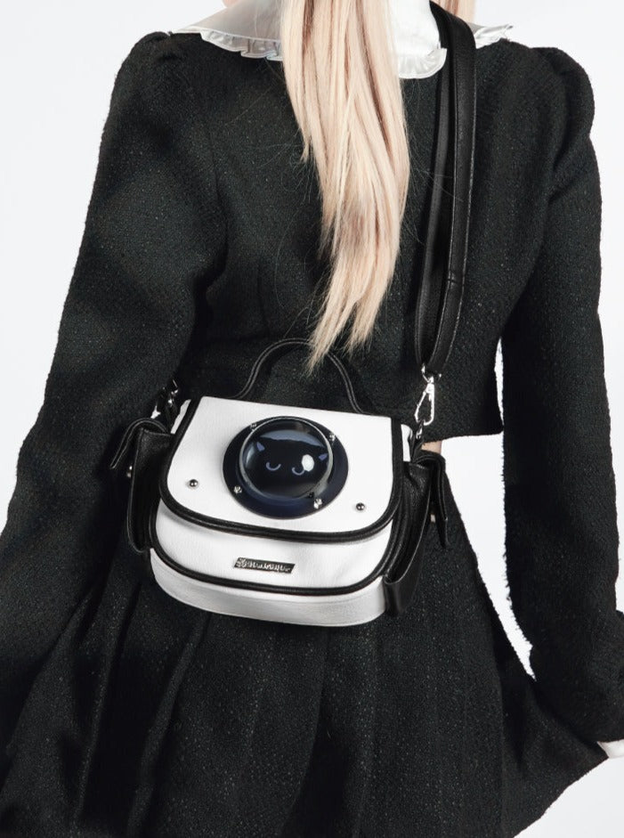 Girly Style One Shoulder Messenger Cat Bag