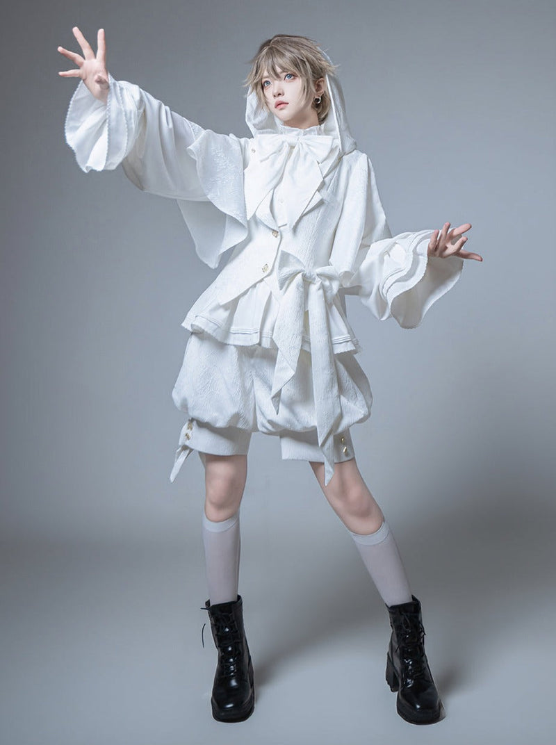 Bunny Prince Hooded Coat + Balloon Shorts + Long Pants [pre-order]