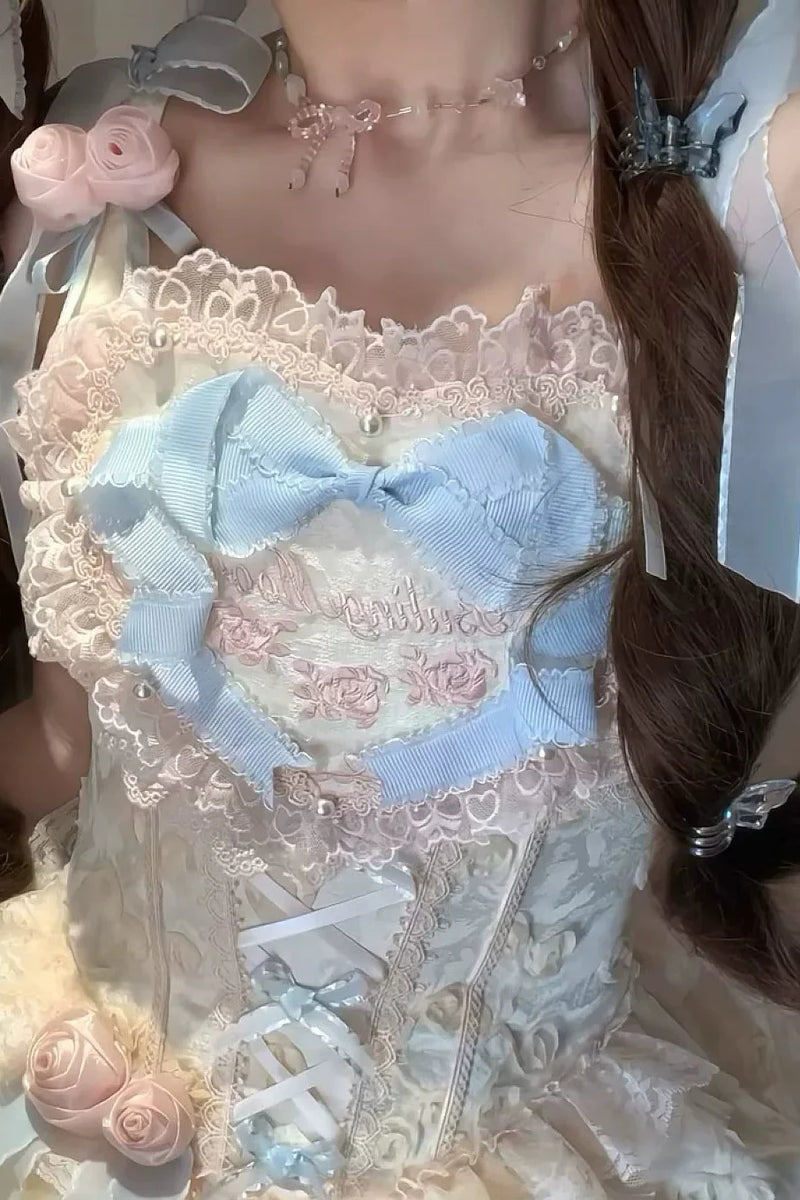 [pre-order] Candy Color Dreamy Doll Lolita Dress + Hair Accessories