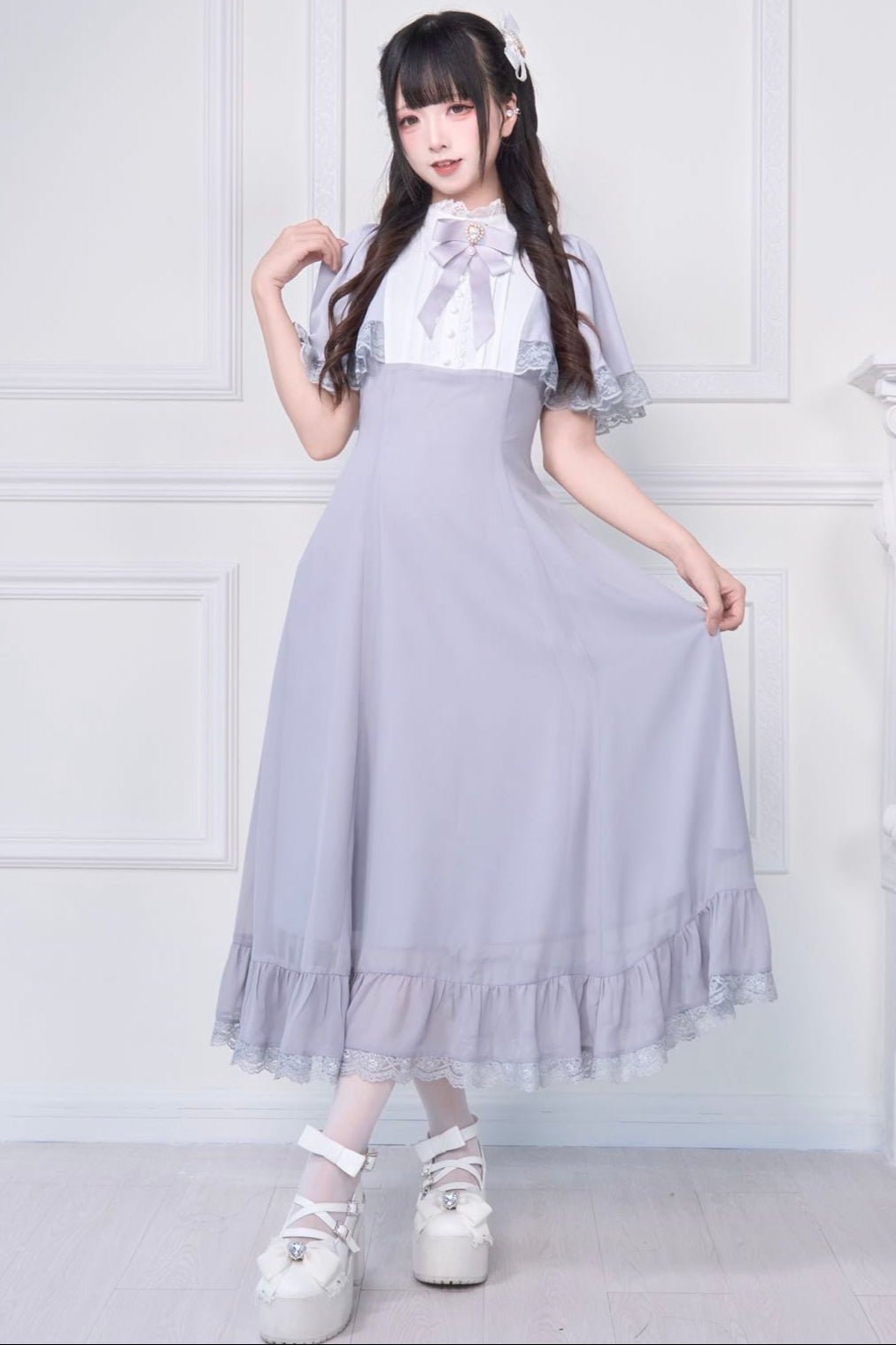Night Glass Jirai Long Dress
