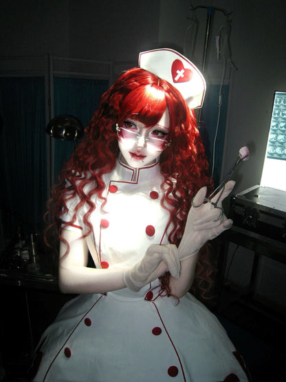 [pre-order Deadline: May 4] Heart Cross Nurse Cosplay Lolita Dress