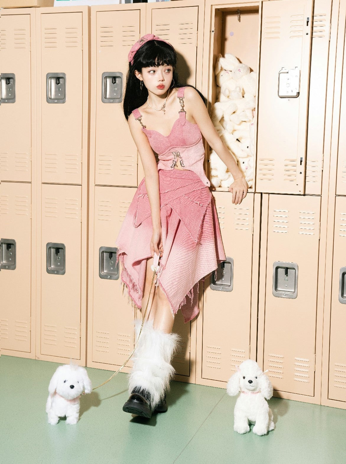 Y2k Gradient Dress + Gradient Set