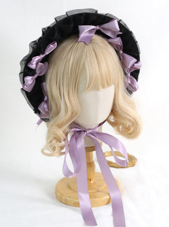 Lace Classic Ribbon Lolita Hat