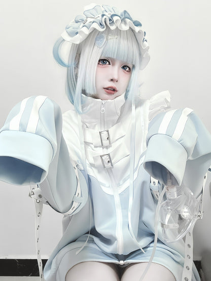 Bionic Angel Aqua Detachable Sleeve Jacket + Pants + Leg Warmers