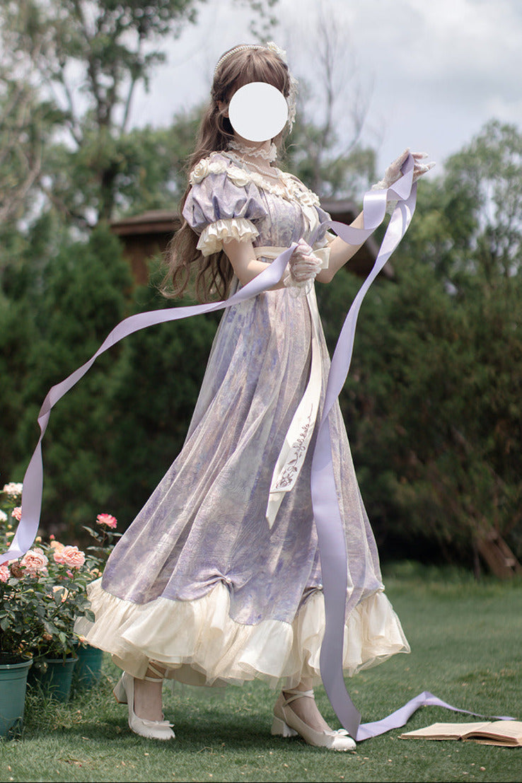 [order Deadline: December 30] Sun and Moon Poem Oil Paint Rose Dress Complete Set