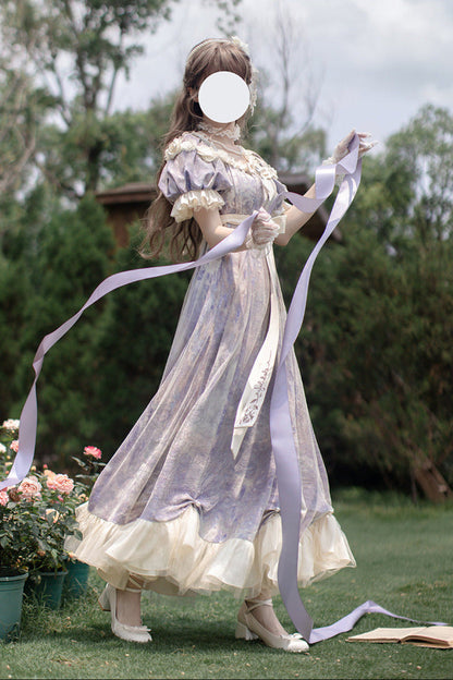 [order Deadline: December 30] Sun and Moon Poem Oil Paint Rose Dress Complete Set