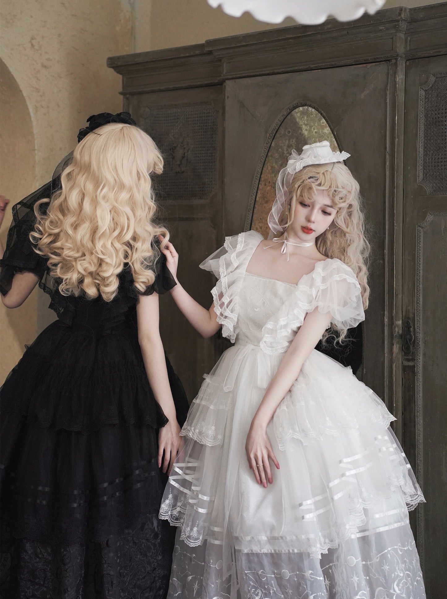 Summer Tiered Lolita Dress + Lolita Jumper Skirt