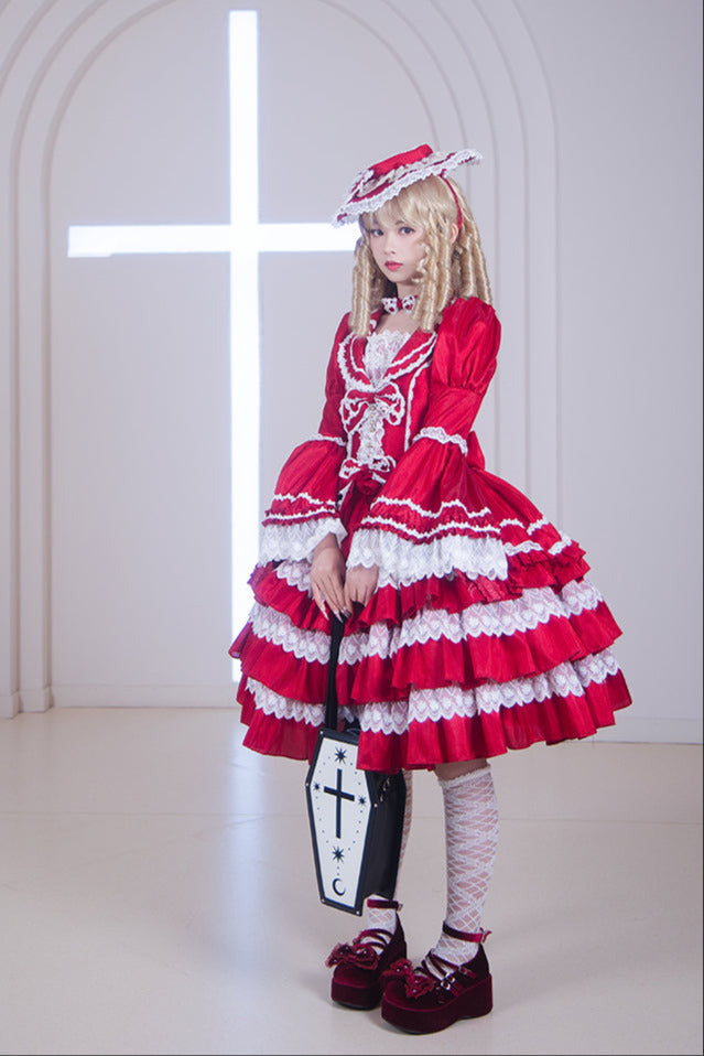 [order Deadline: January 19] Eternal French Doll Princess Sleeve Dress + Hat