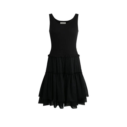 Y2k Tulle Vest Dress