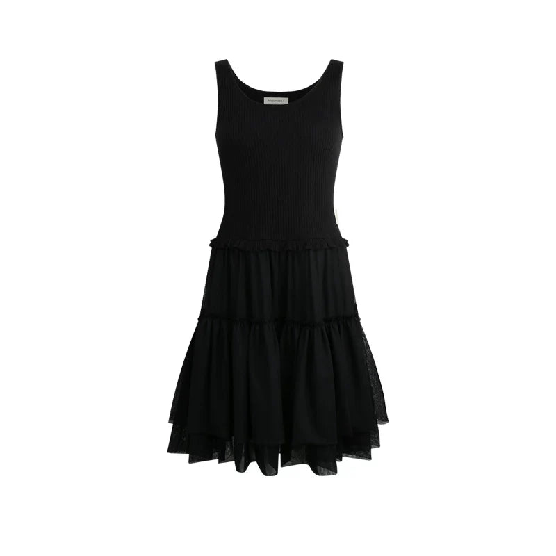 Y2k Tulle Vest Dress