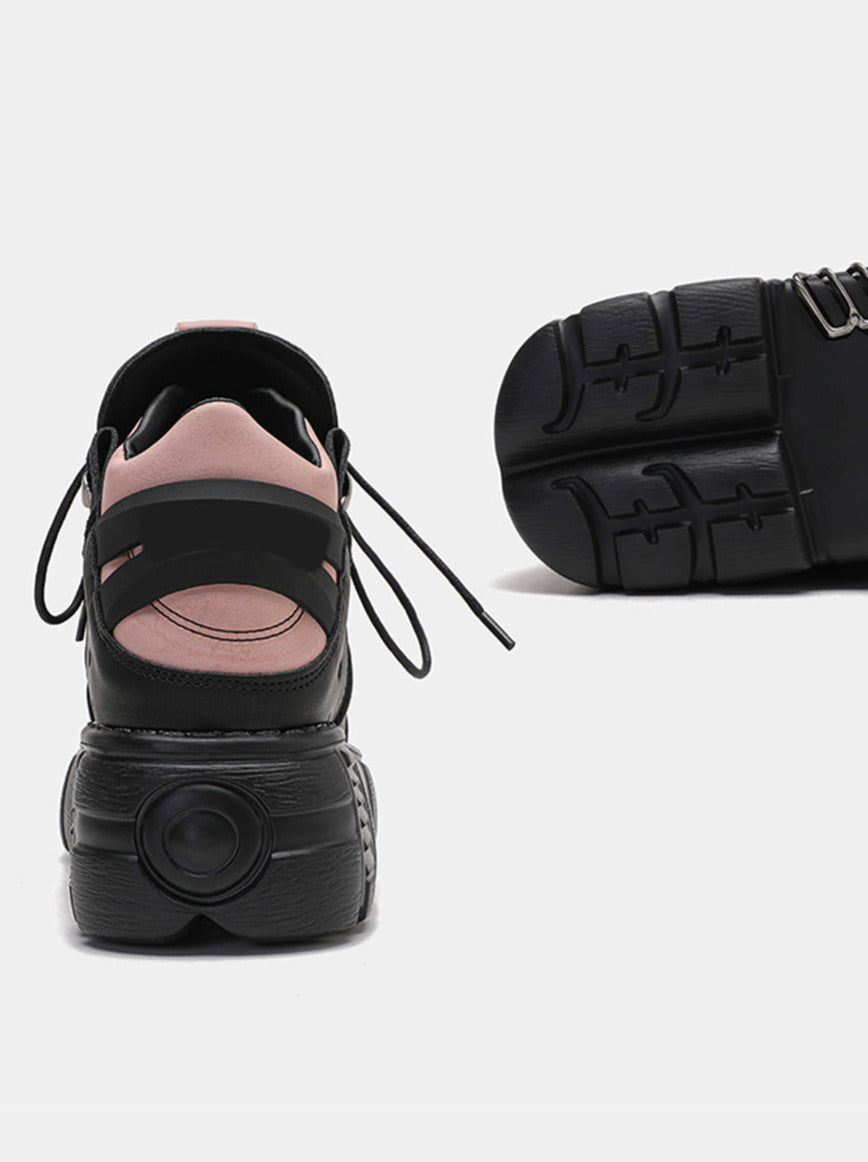 Street Style Retro Punk Power Sole Sneaker