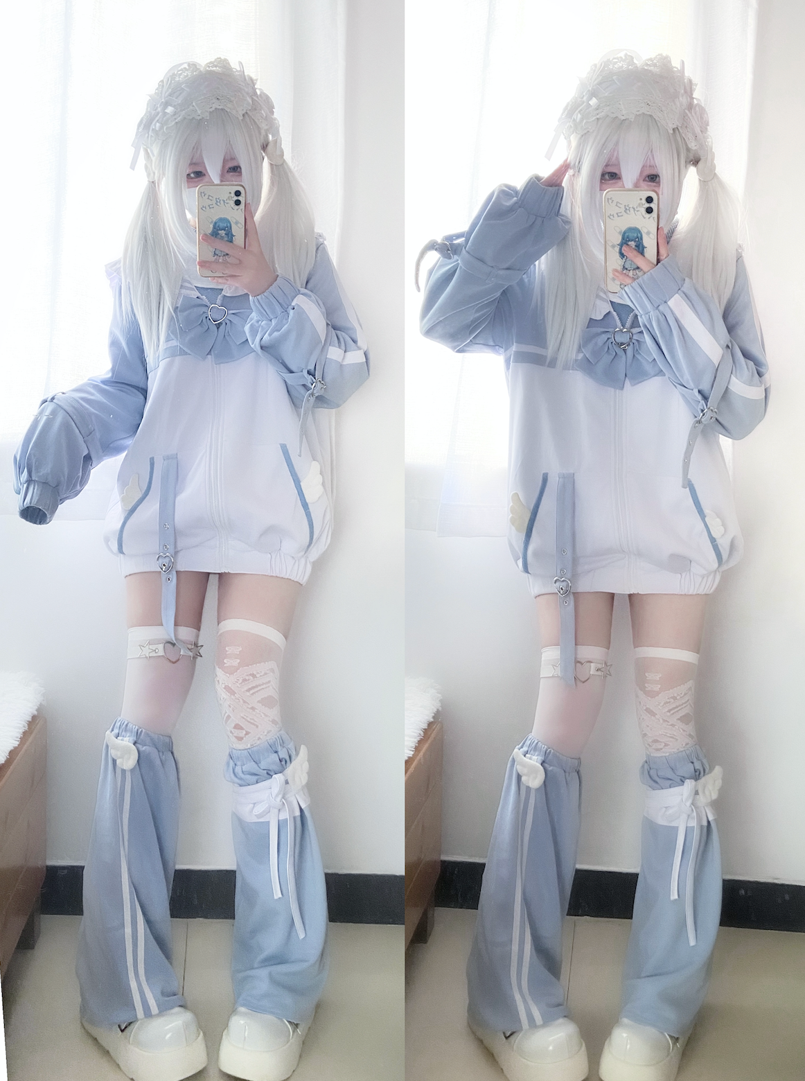 Mine Series Aqua Angel Loose Jacket + Leg Warmers