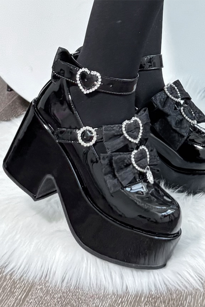 Heart Love Mary Jane Shoes