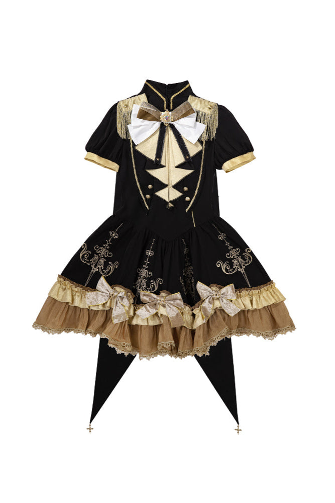 Dark Lolita Dress + Shawl
