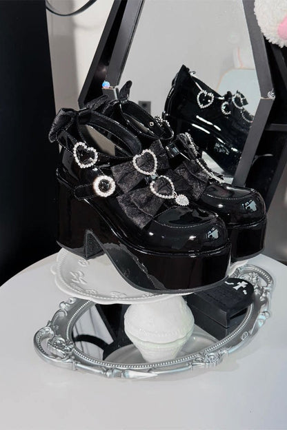 Heart Love Mary Jane Shoes