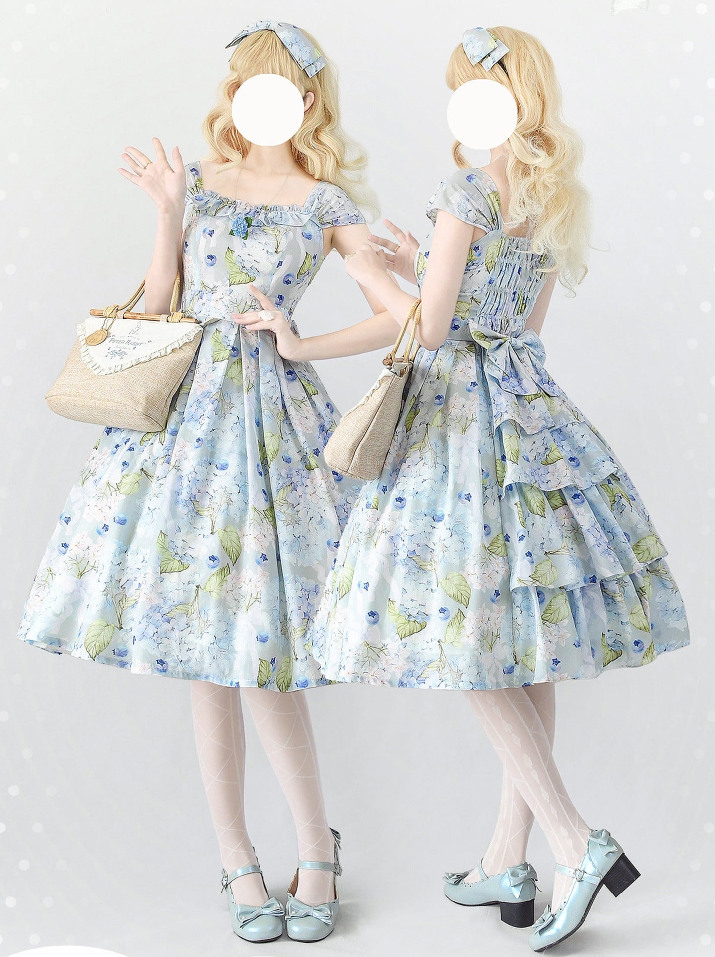 Forest Basket Retro Classic Lolita Dress + Cardigan