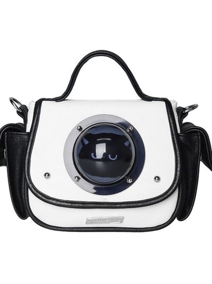 Girly Style One Shoulder Messenger Cat Bag