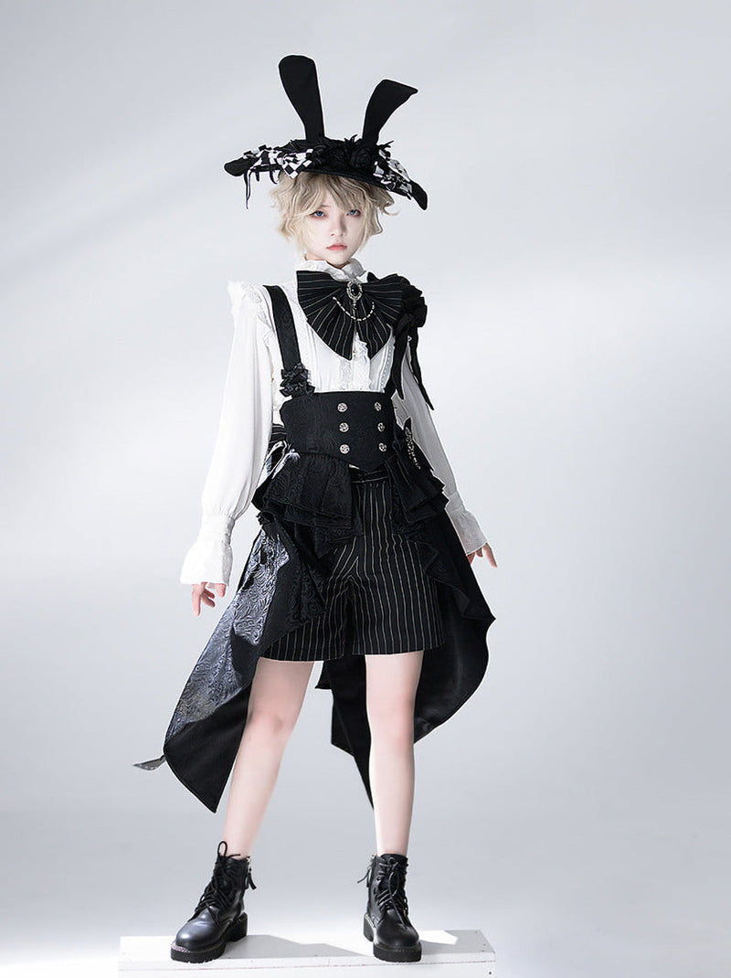 Rabbit Theatre Jacquard Version Lolita Prince Shirt Corset Suit [pre-order]