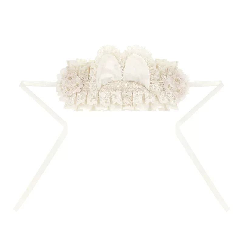 Chinese-style Pastel Top + Apron + Bow + Necklace + Brooch + Hair Accessories