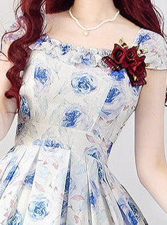 Forest Basket Retro Classic Lolita Dress + Cardigan