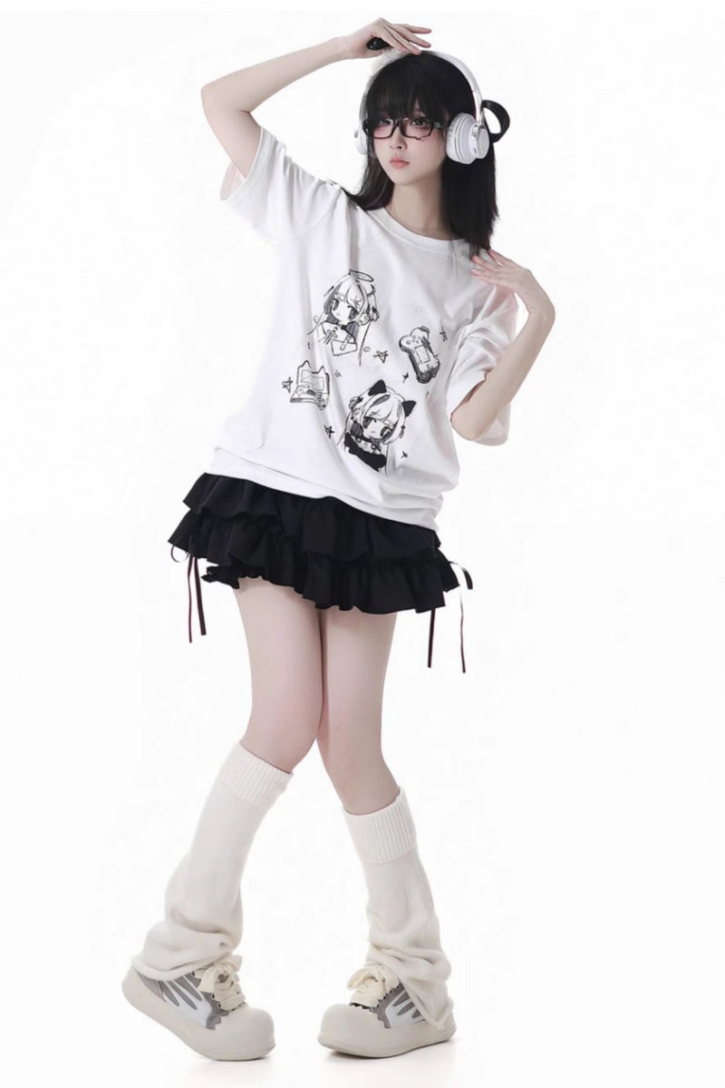 Heat Beat Mode T-shirt + Skirt Pants