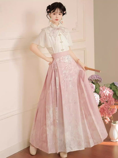 Cherry Blossom Hanfu Set