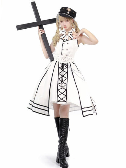 Judgment Army Lone Knight Military Uniform Lolita Set