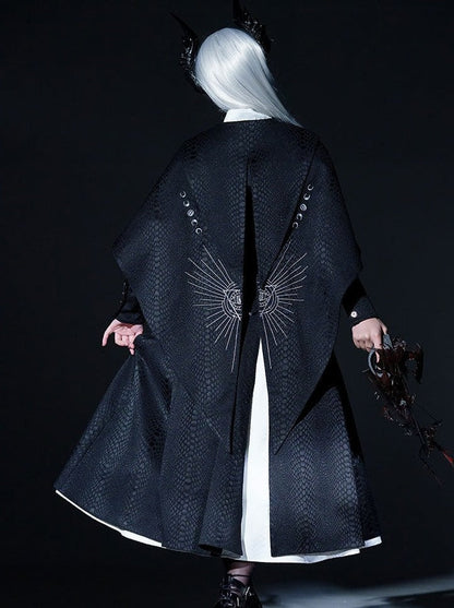 [limited Quantity] Dragon Scale Gothic Lolita Jumper Skirt + Long Coat
