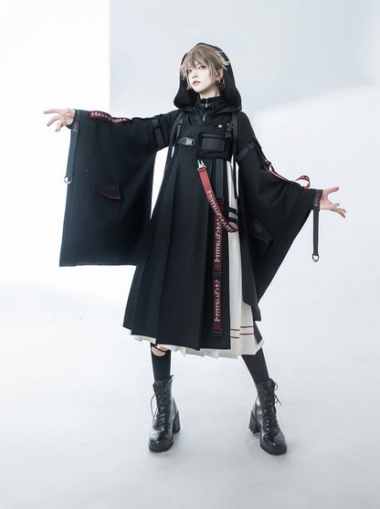Wasteland Cool Hooded Cardigan + Jumper Skirt + Inner Top [pre-order]