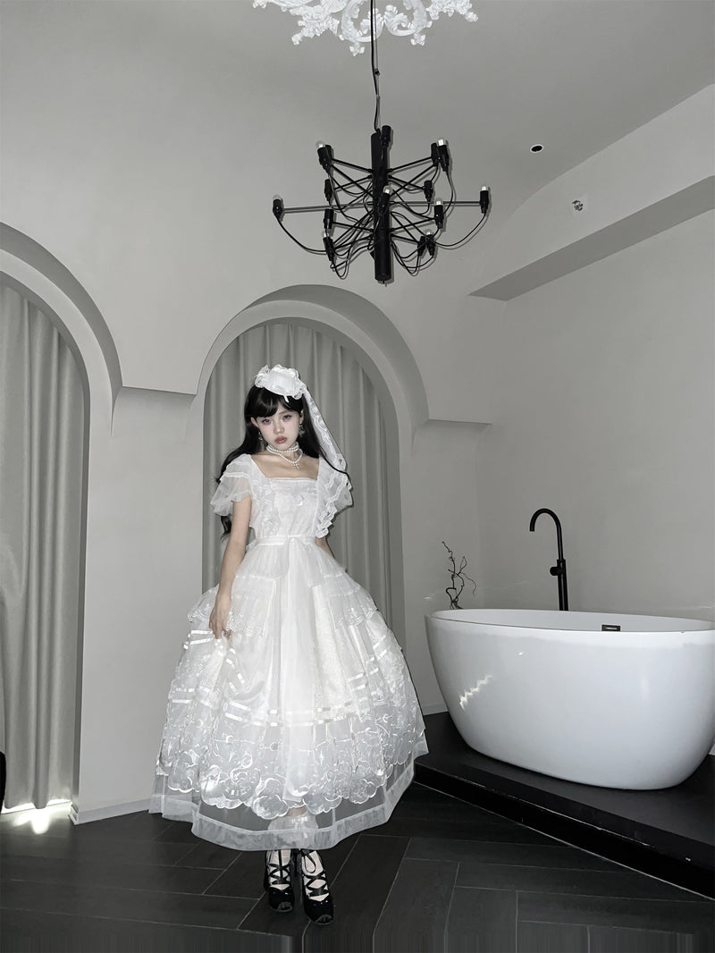 Summer Tiered Lolita Dress + Lolita Jumper Skirt