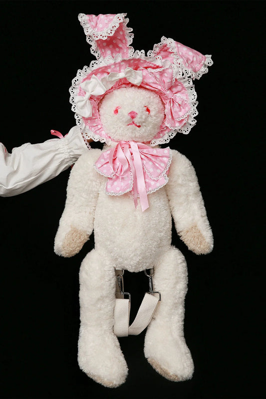 Dot Hat Rabbit Backpack