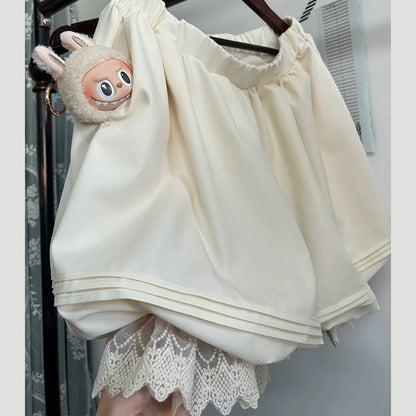 Black Cat Ruffle Clock Lolita Dress + Pumpkin Pants
