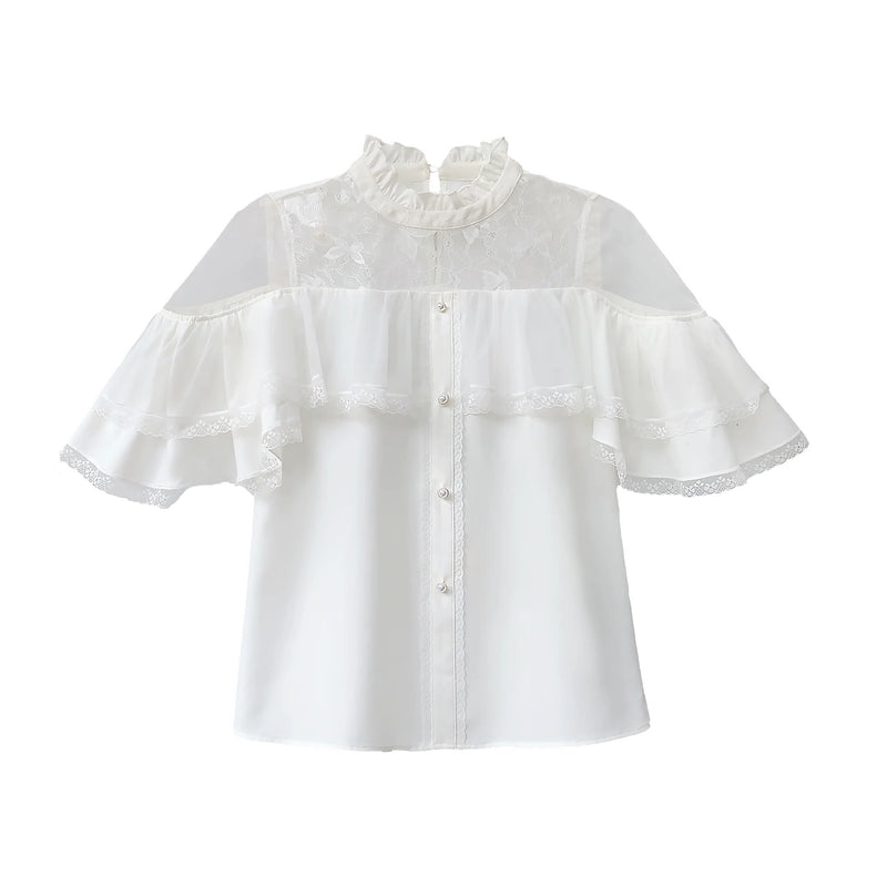 [pre-order] White Clear Top + Long Skirt + Ribbon