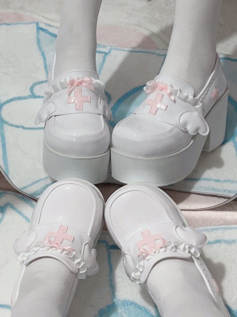 [angel Style] Medical Lace Platform Shoes