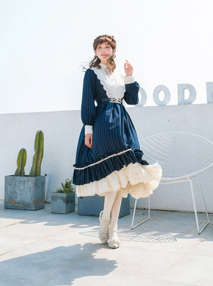Classical Striped Volume Lolita Dress [pre-order]