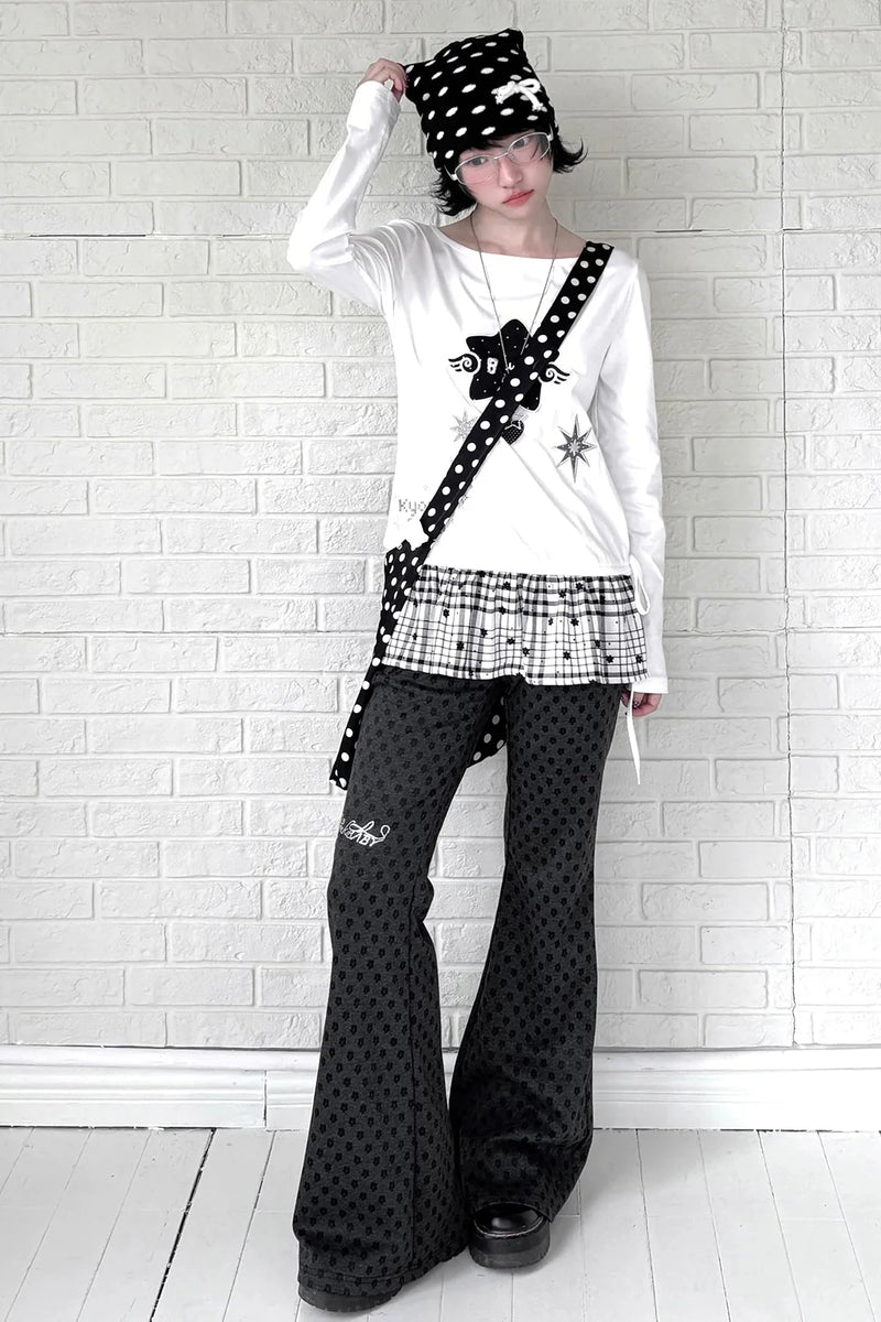 Star Peplum Top