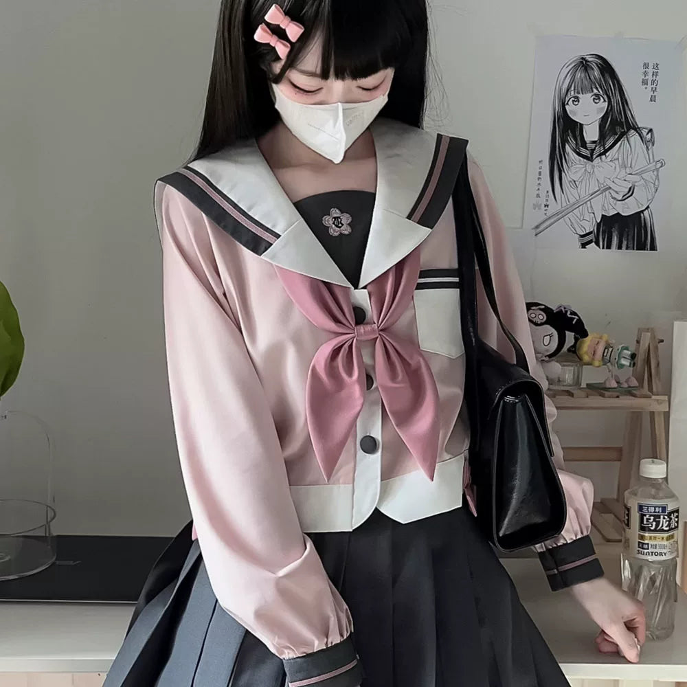 Sakura Color Heroine Sailor Suit