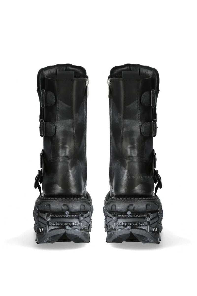 Black Crush Ankle Boots