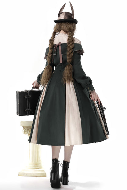 Preppy Lolita Sundress Leggings Set