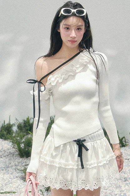 Asymmetrical Knit Top