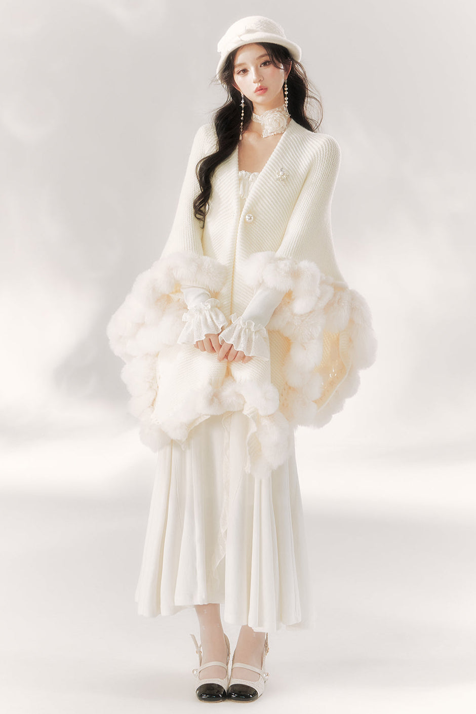Open-neck Fishtail Dress