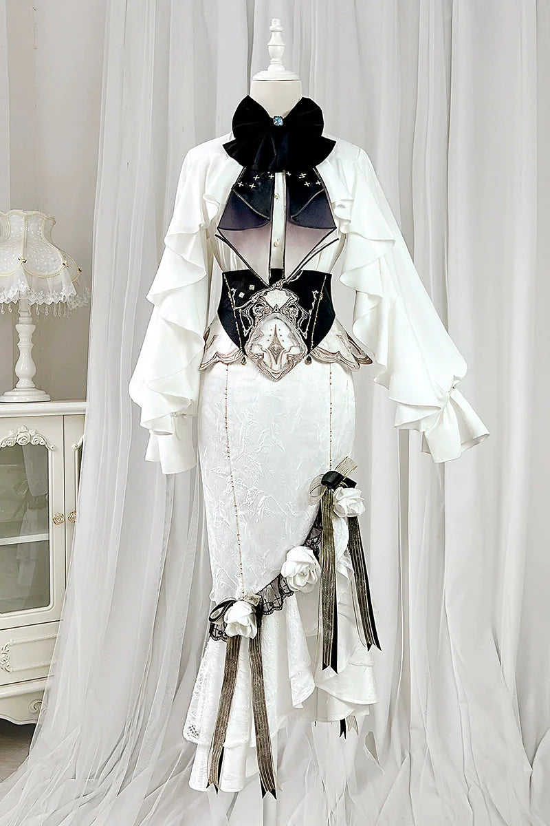 [pre-order] Flower Skirt + Ruffle Top + Waist Belt