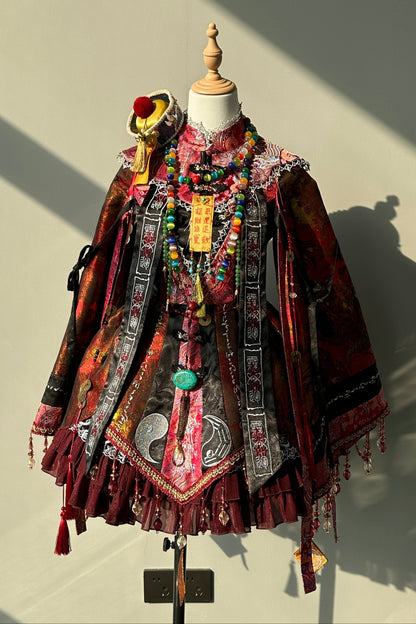 [pre-order] Little Zombie Cosplay Chinese Lolita Embroidery Dress