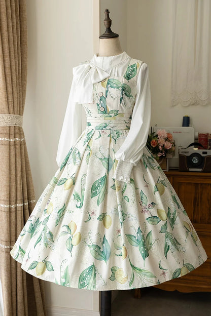 Retro Sleeveless Dress + Shirt