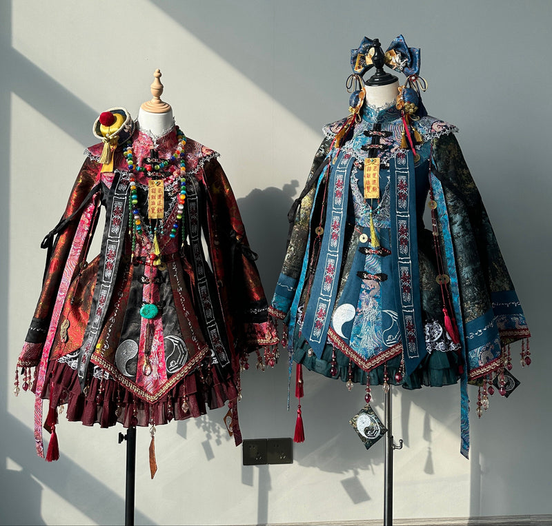 [pre-order] Little Zombie Cosplay Chinese Lolita Embroidery Dress