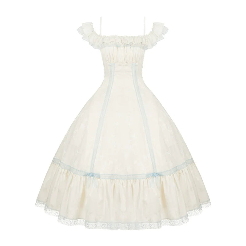 Square Neck Sea Salt Jumper Lolita Set