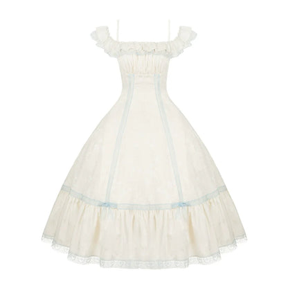 Square Neck Sea Salt Jumper Lolita Set