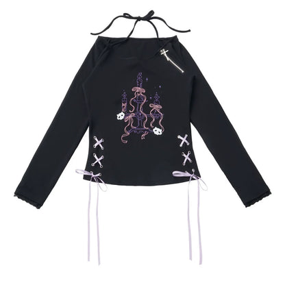 Academy Purple Hooded Sweatshirt + Tops + Skirt + Pants + Leg Cover
