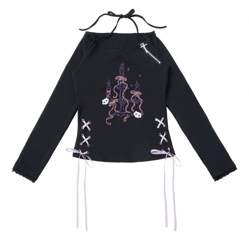 Academy Purple Hooded Sweatshirt + Tops + Skirt + Pants + Leg Cover
